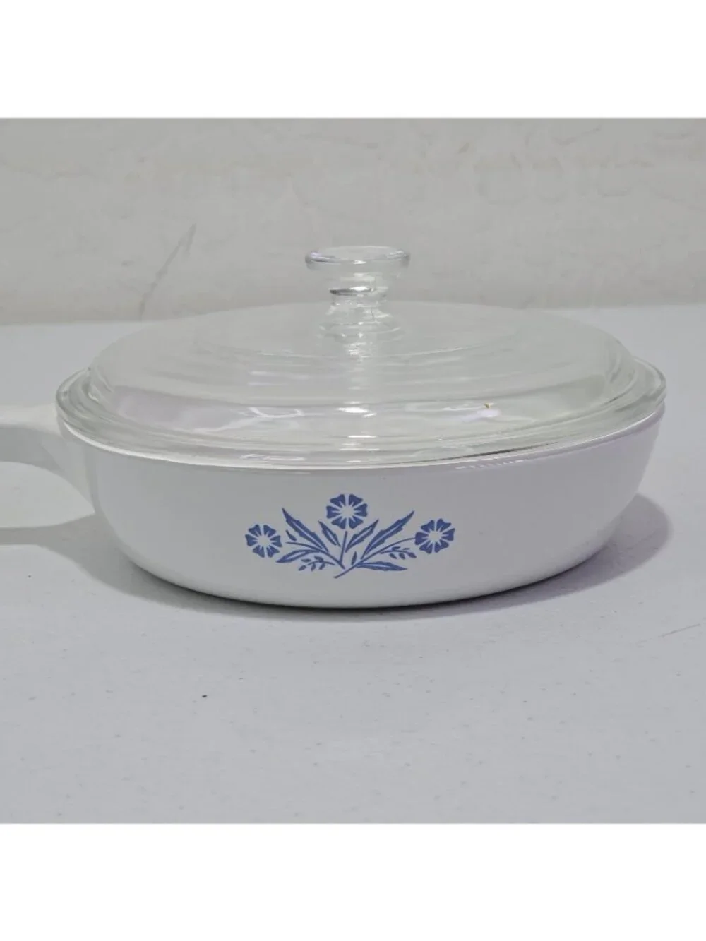 Corning Ware 6½ Inch Cornflower Menuette Skillet /Saucepan P-83-B Vintage